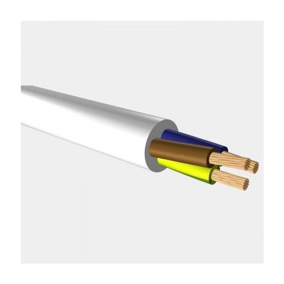 MT 3x2,5 mm2 sodrott réz erű kábel, PVC szigeteléssel.