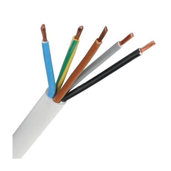 MT 5x2,5mm2 sodrott réz erű kábel, PVC szigeteléssel
