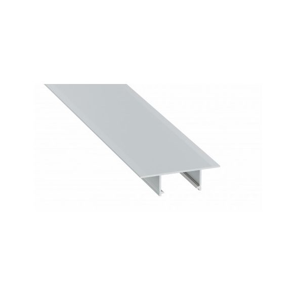 LED Alumínium Profil Beépíthető [PLATO] Natúr 1 méter