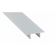 LED Alumínium Profil Beépíthető [PLATO] Ezüst 1 méter