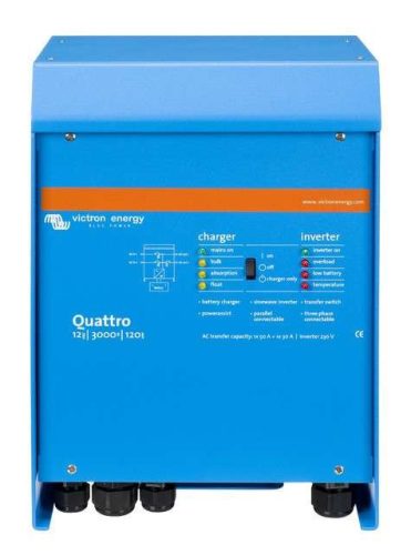 Victron Quattro Inverter/Töltő 24/5000/120-100/100