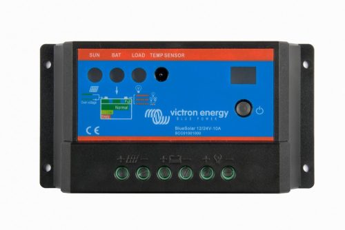 PWM-PRO 10A 12-24V Napelemes töltésvezérlő Victron Energy BlueSolar