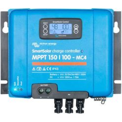   MPPT 150/100A MC4 12/24/48V Napelemes töltésvezérlő Victron Energy SmartSolar