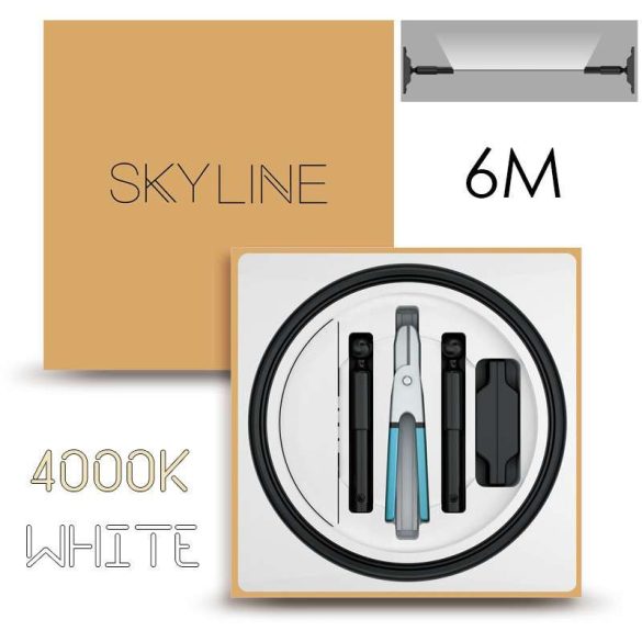 SKYLINE AURORA EXKLUZÍV Indirekt világítás 24V 13,5W/m 4000K 6m hosszú Fehér