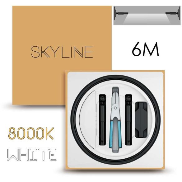 SKYLINE AURORA EXKLUZÍV Direkt világítás 24V 10W/m 3000K 6m hosszú Fehér