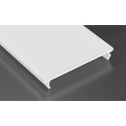 Tejfehér PVC takaróprofil Széles Led profilokhoz 2 méteres