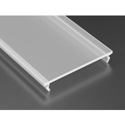   Opál PVC takaróprofil Széles Led profilokhoz 2,02 méteres Exkluzív kivitel