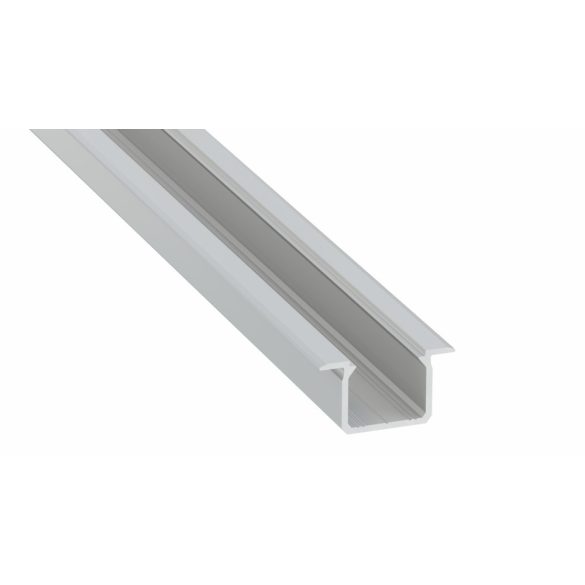 LED Alumínium Profil Beépíthető [U] Ezüst 1 méter