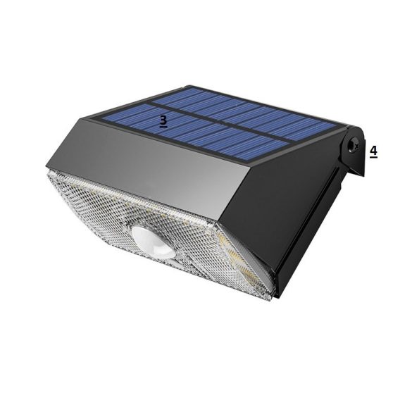 V-SolarLed VML-05 napelemes lámpa mozgásérzékelővel