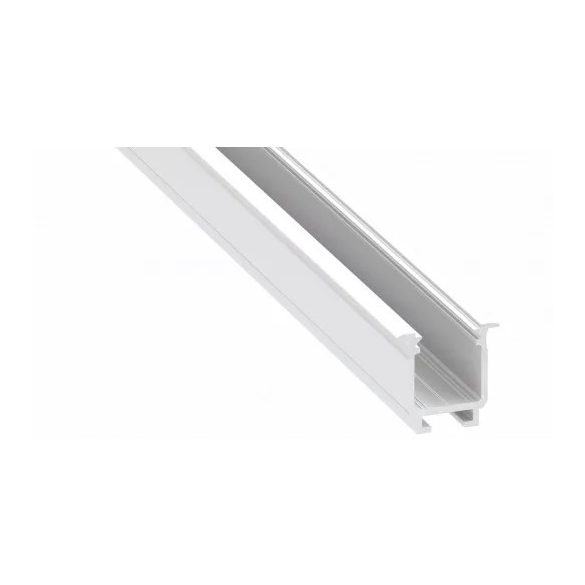 LED Alumínium Profil Beépíthető Mély Horonnyal [W] Fehér 1 méter