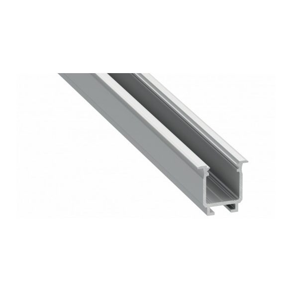 LED Alumínium Profil Beépíthető Mély Horonnyal [W] Ezüst 3 méter