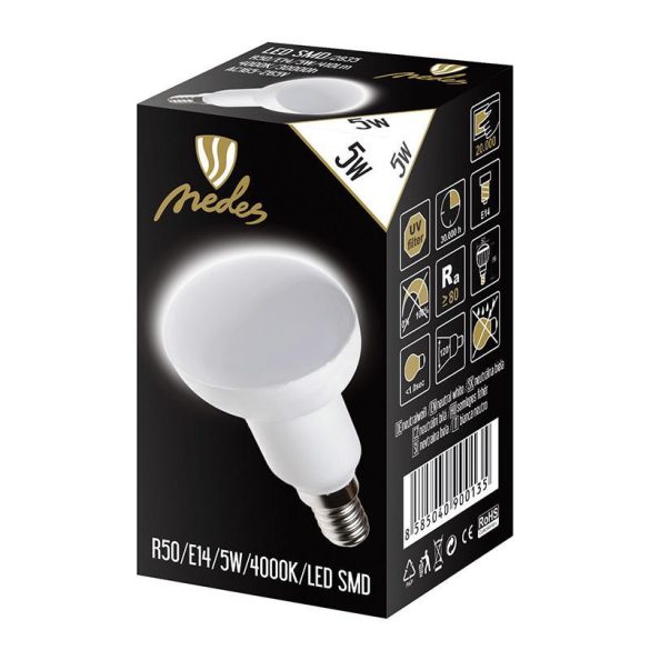 Nedes Led Izzó R50 E14 5W Természetes fehér