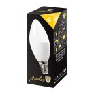 Nedes Led Izzó C37 Gyertya E14 8W Meleg fehér
