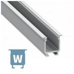 LED ALUMÍNIUM PROFIL BEÉPÍTHETŐ MÉLY HORONNYAL (W)