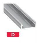 LED ALUMÍNIUM PROFIL ÁLTALÁNOS U ALAKÚ (D)