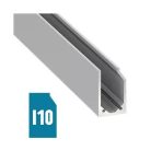 LED ALUMÍNIUM PROFIL ÜVEG TÁBLÁKHOZ I10
