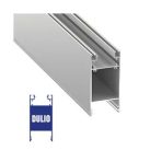 LED ALUMÍNIUM PROFIL DIREKT INDIREKT VILÁGÍTÁS (DULIO)