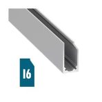 LED ALUMÍNIUM PROFIL ÜVEG TÁBLÁKHOZ I6