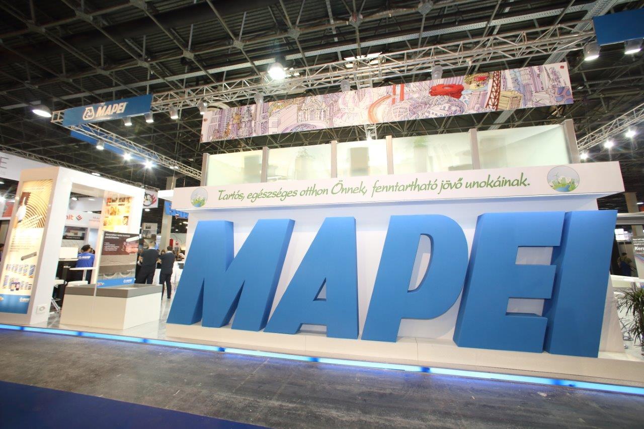 Mapei stand Construma kiállítás