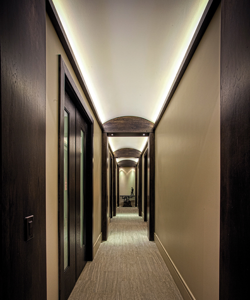 Szálloda folyosó LED világítás